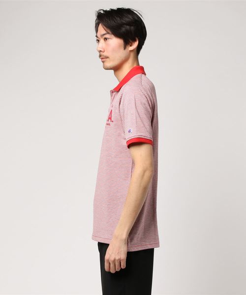 Champion(チャンピオン)の「【Champion/チャンピオン】メンズ ポロシャツ(ポロシャツ・メンズ・レッド/グリーン/マスタード/サックスブルー・LARGE/X-LARGE/MEDIUM)」の6枚目の写真