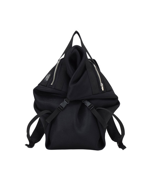 ZUCCa（ズッカ）の「ダブルラッセルバッグ（バックパック/リュック・レディース・ホワイト/ブラック/ブルー・FREE）」の7枚目の写真