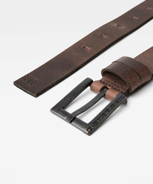G-STAR（ジースター）の「DUKO BELT/レザーベルト（ベルト・メンズ・ブラック/ライトブラウン/ダークブラウン・80/85/90/95）」の7枚目の写真