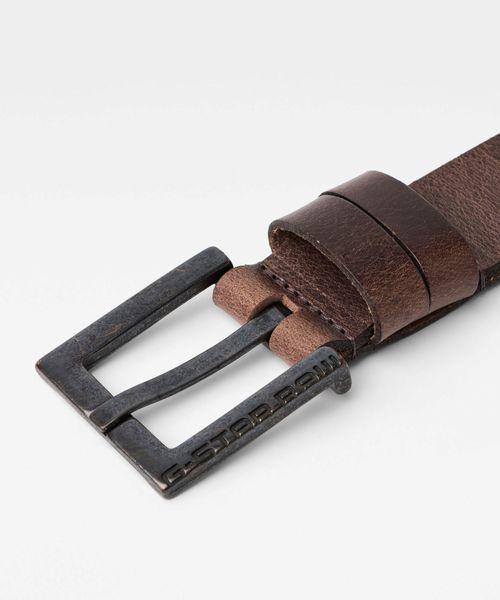 G-STAR（ジースター）の「DUKO BELT/レザーベルト（ベルト・メンズ・ブラック/ライトブラウン/ダークブラウン・80/85/90/95）」の8枚目の写真