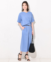 RIVE DROITE | 麻調合繊ミディパンツ(その他パンツ)