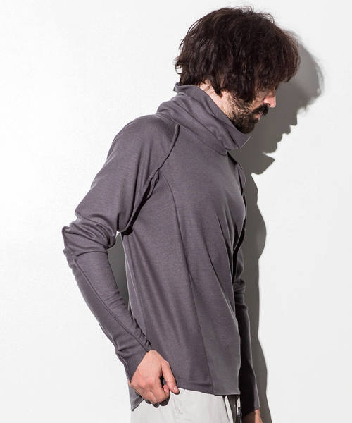 CDM BY CARPEDIEM（シーディーエムバイカルペディエム）の「CDM BY CARPEDIEM(シーディーエム バイ カルペディエム)ウォッシャブルウールタートルネックニット（ニット/セーター・メンズ・ブラック/グレー・SMALL/MEDIUM/LARGE）」の4枚目の写真