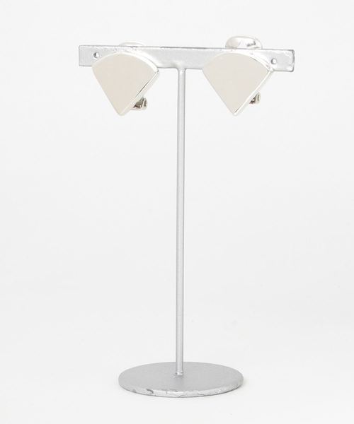 TONE SELECT GOODS（トーンセレクトグッズ）の「【925 SILVER ACC】セクターブロックイヤリングSV925(OG)（イヤリング・レディース・シルバー・FREE）」の3枚目の写真
