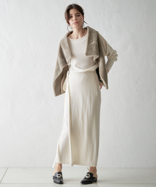 Whim Gazette（ウィムガゼット）の「ムートンベスト（ベスト