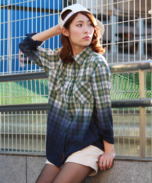 WEGO | WEGO/グラデーションチェックシャツ(シャツ/ブラウス)