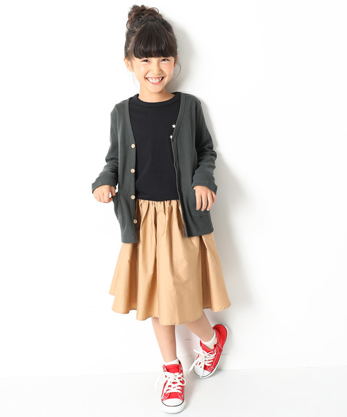 devirock(デビロック)の「ベーシックリブカーディガン(カーディガン/ボレロ・キッズ・ブルー系その他/スモークピンク/モカ/チャコール/ラベンダー/ブラック/マスタード/グリーン系その他/レッド/ワイン/ピンク/カーキ/グリーン/ブラウン系その他/ネイビー/ダークグリーン/レッド系その他/ヘザーチャコール/ピンク系その他/パープル・80cm/160cm/150cm/90cm/120cm/100cm/110cm/130cm/140cm)」の21枚目の写真