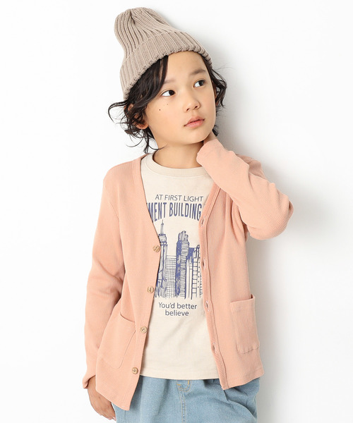 devirock(デビロック)の「ベーシックリブカーディガン(カーディガン/ボレロ・キッズ・ブルー系その他/スモークピンク/モカ/チャコール/ラベンダー/ブラック/マスタード/グリーン系その他/レッド/ワイン/ピンク/カーキ/グリーン/ブラウン系その他/ネイビー/ダークグリーン/レッド系その他/ヘザーチャコール/ピンク系その他/パープル・80cm/160cm/150cm/90cm/120cm/100cm/110cm/130cm/140cm)」の16枚目の写真