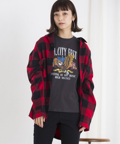 WEGO（ウィゴー）の「WEGO/バッファローチェックネルシャツ（シャツ/ブラウス・メンズ・ブルー系その他2/ホワイト系その他2/レッド系その他2/イエロー系その他・LARGE/MEDIUM/X-LARGE/XX-LARGE）」の13枚目の写真