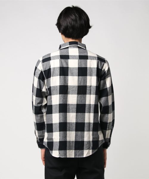 WEGO（ウィゴー）の「WEGO/バッファローチェックネルシャツ（シャツ/ブラウス・メンズ・ブルー系その他2/ホワイト系その他2/レッド系その他2/イエロー系その他・LARGE/MEDIUM/X-LARGE/XX-LARGE）」の6枚目の写真