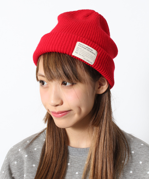 WEGO（ウィゴー）の「WEGO/カラーリブワッチキャップ（ニットキャップ/ビーニー・メンズ・ブラック/グリーン/ネイビー/ロイヤルブルー/マスタード/レッド/ワイン・FREE）」の6枚目の写真