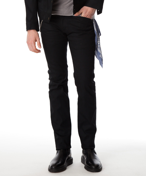 BEN DAVIS（ベンデイビス）の「STRAIGHT JEAN（デニムパンツ・メンズ・ブラック/ホワイト・34inch/32inch/30inch）」の2枚目の写真