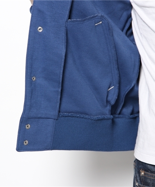 WEGO(ウィゴー)の「WEGO/ポンチスタジャン(スタジャン・メンズ・ブルー/ブラック/杢グレー・MEDIUM/LARGE)」の11枚目の写真