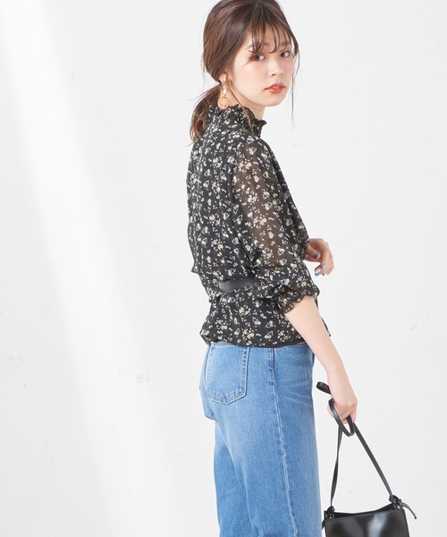 natural couture（ナチュラルクチュール）の「プチハイシャーリングブラウス（シャツ/ブラウス・レディース・ホワイト/ベージュ/ホワイト系その他/ブラック系その他/ピンク系その他・FREE）」の22枚目の写真