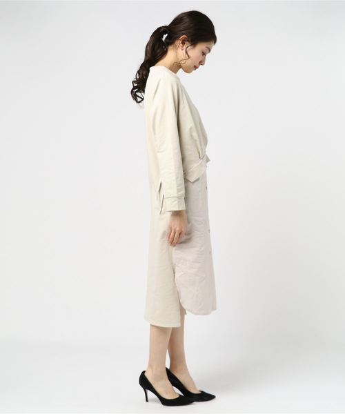 Sawa a la mode(サワアラモード)の「ナチュラル風合いのレイヤードチュニック(チュニック・レディース・ベージュ・FREE)」の6枚目の写真