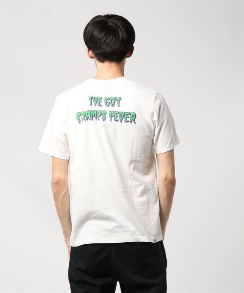 HYSTERIC GLAMOUR(ヒステリックグラマー)の「THE CRAMPS/HUNGRY pt Tシャツ(Tシャツ/カットソー・メンズ・ブラック/ホワイト・LARGE/X-LARGE/SMALL/MEDIUM)」の4枚目の写真