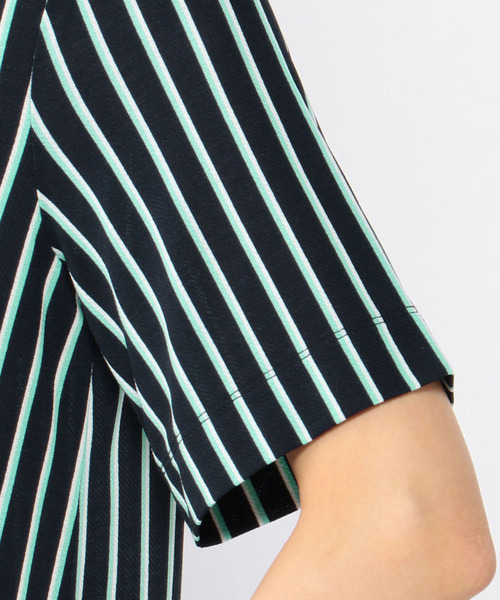 A/C DESIGN BY ALPHA CUBIC（エーシーデザインバイアルファキュービック）の「ボーダープルオーバー（Tシャツ/カットソー・レディース・オフホワイト/サックスブルー/グリーン・M size/L size）」の13枚目の写真