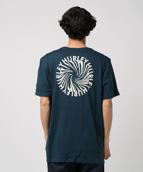 Hurley (ハーレー)の「M HRLY PREM WORMHOLE TEE SS / ハーレー バックプリント 半袖 Tシャツ ユニセックス(Tシャツ/カットソー・メンズ・ホワイト/ブラック/ネイビー・SMALL/MEDIUM/LARGE)」の4枚目の写真