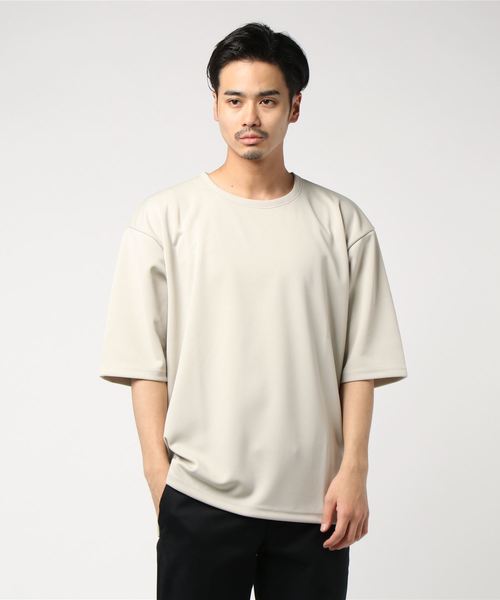 GGD（ジージーディー）の「GGD / 日本製ポンチBIG　TEE（Tシャツ/カットソー・メンズ・ホワイト/ベージュ・2/3）」の2枚目の写真