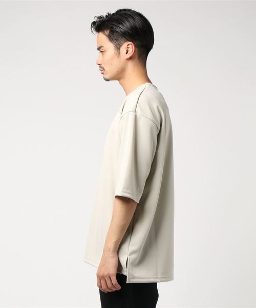 GGD（ジージーディー）の「GGD / 日本製ポンチBIG　TEE（Tシャツ/カットソー・メンズ・ホワイト/ベージュ・2/3）」の3枚目の写真
