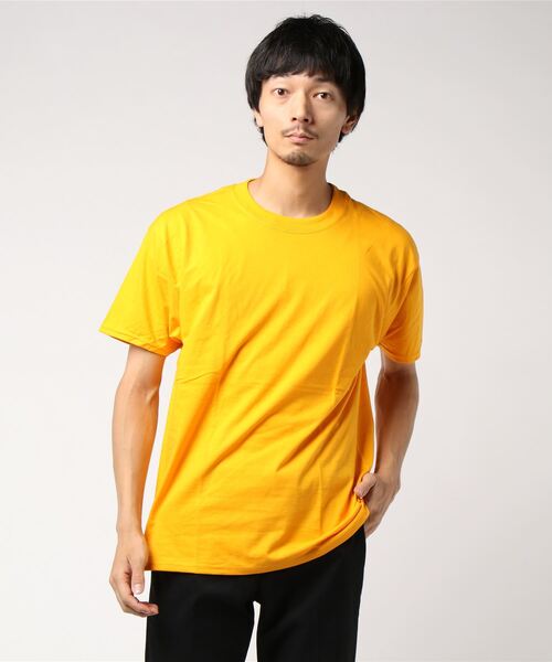 HANES(ヘインズ)の「【Hanes/ヘインズ】(UN)ビィーフィーTシャツ(Tシャツ/カットソー・メンズ・ネイビー/マルーン/グレー/ブラウン/ライム/イエロー系その他/パープル/オレンジ/ピンク/グリーン/ナチュラル/オリーブ/ブラック/ホワイト・MEDIUM/LARGE/X-LARGE)」の11枚目の写真