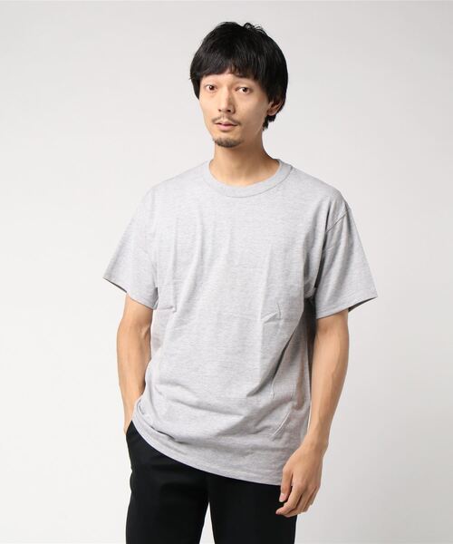 HANES(ヘインズ)の「【Hanes/ヘインズ】(UN)ビィーフィーTシャツ(Tシャツ/カットソー・メンズ・ネイビー/マルーン/グレー/ブラウン/ライム/イエロー系その他/パープル/オレンジ/ピンク/グリーン/ナチュラル/オリーブ/ブラック/ホワイト・MEDIUM/LARGE/X-LARGE)」の4枚目の写真