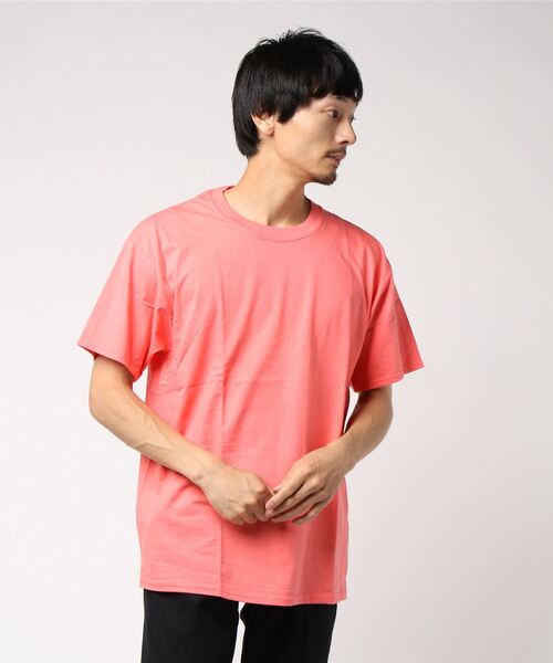 HANES(ヘインズ)の「【Hanes/ヘインズ】(UN)ビィーフィーTシャツ(Tシャツ/カットソー・メンズ・ネイビー/マルーン/グレー/ブラウン/ライム/イエロー系その他/パープル/オレンジ/ピンク/グリーン/ナチュラル/オリーブ/ブラック/ホワイト・MEDIUM/LARGE/X-LARGE)」の12枚目の写真