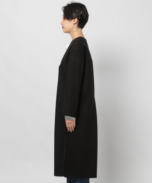 PAGEBOY（ページボーイ）の「コアジャージガウンコート（ダウンジャケット/コート・レディース・ブラック/ダークブラウン/モカ・FREE）」の10枚目の写真