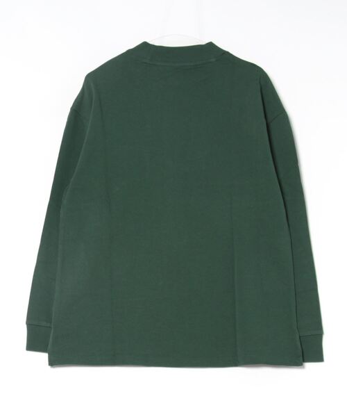 おしゃれスタ(オシャレスタ)の「ビッグシルエットモックネックTシャツ(IR) オーバーサイズ メンズ レディース(Tシャツ/カットソー・レディース・ホワイト/ブラック/ベージュ/パープル/サンドベージュ/サックスブルー/パープル系その他/グリーン/チャコールグレー・M/L/XL)」の10枚目の写真