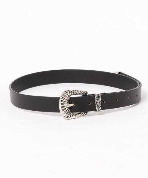 HARE（ハレ）の「レザーウエスタンベルト(HARE)（ベルト・レディース・ブラック/ベージュ/ブラック系その他/ベージュ系その他/ライトグレー/ホワイト系その他・FREE）」の7枚目の写真