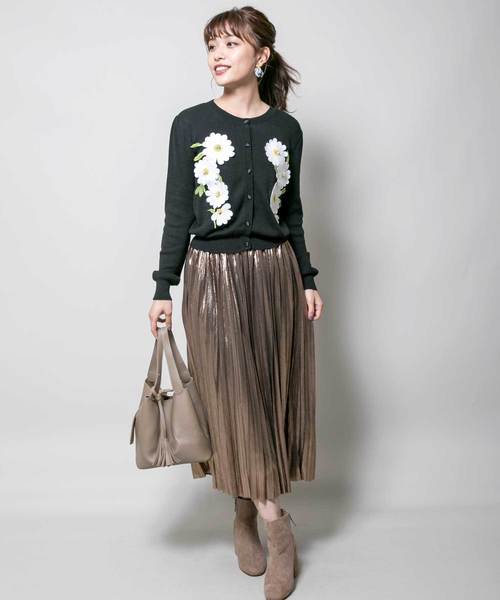 セール Style4 フラワーパーツ刺繍カーディガン カーディガン ボレロ Million Carats ミリオンカラッツ のファッション通販 Zozotown