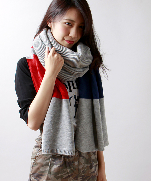 WEGO（ウィゴー）の「WEGO/ビッグマフラー（マフラー・メンズ・その他2/その他3/その他1・FREE）」の10枚目の写真