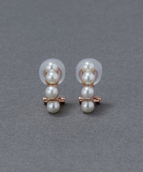 Phoebe（フィービィー）の「【シリーズ累計販売　15,000点突破！】【痛くないシリーズ】ノーブルパールエアリーイヤリング/大ぶり（イヤリング・レディース・ゴールド/ゴールド系その他/シルバー系その他/グレー/シルバー/ピンクゴールド・FREE）」の5枚目の写真