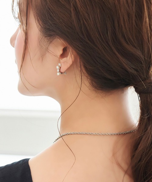 Phoebe（フィービィー）の「【シリーズ累計販売　15,000点突破！】【痛くないシリーズ】ノーブルパールエアリーイヤリング/大ぶり（イヤリング・レディース・ゴールド/ゴールド系その他/シルバー系その他/グレー/シルバー/ピンクゴールド・FREE）」の16枚目の写真