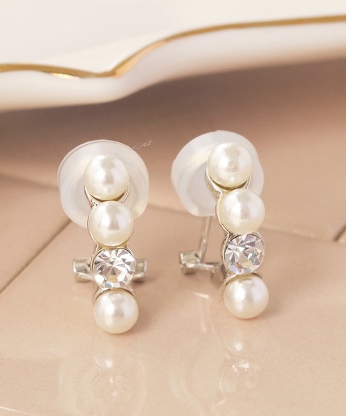 Phoebe（フィービィー）の「【シリーズ累計販売　15,000点突破！】【痛くないシリーズ】ノーブルパールエアリーイヤリング/大ぶり（イヤリング・レディース・ゴールド/ゴールド系その他/シルバー系その他/グレー/シルバー/ピンクゴールド・FREE）」の19枚目の写真