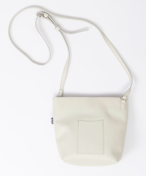 FILA（フィラ）の「FILA フィラ ×PEANUTS ピーナッツ SNOOPY スヌーピー コラボ スクエア ミニ ショルダーバッグ（トートバッグ・レディース・ホワイト/ブラック/ベージュ/ネイビー/ブラック系/ライトグレー/ブラウン・FREE）」の9枚目の写真