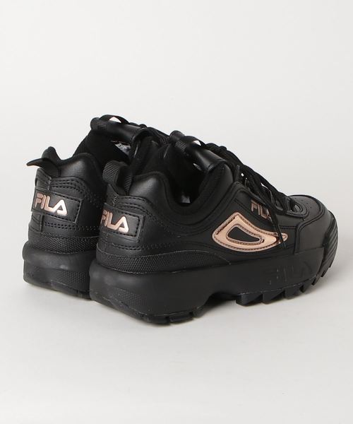 FILA(フィラ)の「FILA/フィラ DISRUPTORⅡMETALLICACCENTディスラプター2メタリックアクセント F0432-0040 スニーカー(スニーカー・レディース・ブラック系その他・23.0cm/24.0cm/25.0cm)」の3枚目の写真