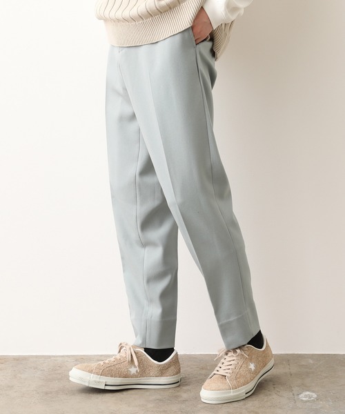 JUNRED（ジュンレッド）の「(美シルエット・高機能を兼ね備えた)ウォッシャブルサージスリム（スラックス・メンズ・ブラック/ベージュ/ベージュ系その他/サックスブルー・S/M/L/LL）」の4枚目の写真