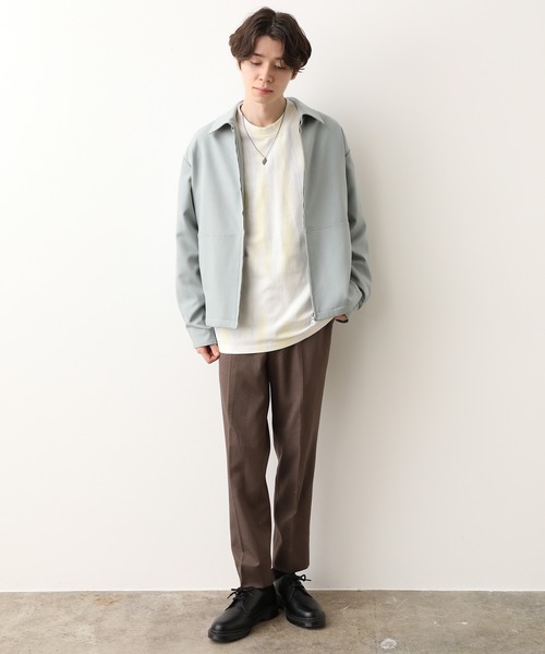 JUNRED（ジュンレッド）の「(美シルエット・高機能を兼ね備えた)ウォッシャブルサージスリム（スラックス・メンズ・ブラック/ベージュ/ベージュ系その他/サックスブルー・S/M/L/LL）」の22枚目の写真