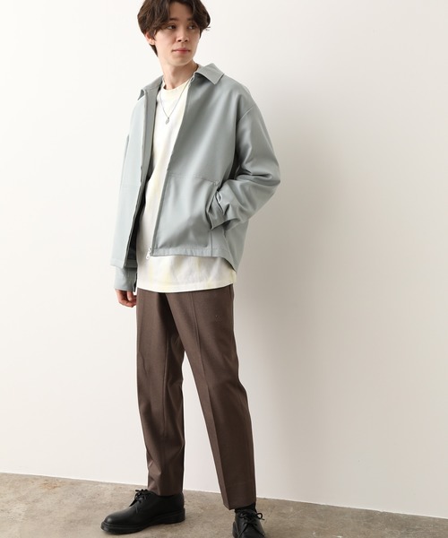 JUNRED（ジュンレッド）の「(美シルエット・高機能を兼ね備えた)ウォッシャブルサージスリム（スラックス・メンズ・ブラック/ベージュ/ベージュ系その他/サックスブルー・S/M/L/LL）」の11枚目の写真