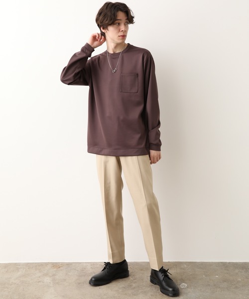 JUNRED（ジュンレッド）の「(美シルエット・高機能を兼ね備えた)ウォッシャブルサージスリム（スラックス・メンズ・ブラック/ベージュ/ベージュ系その他/サックスブルー・S/M/L/LL）」の16枚目の写真