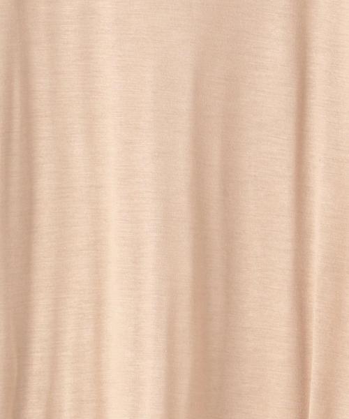 BASERANGE（ベースレンジ）の「＜BASERANGE（ベースレンジ）＞ロング スリーブ Tシャツ（Tシャツ/カットソー・レディース・ベージュ/ブラック/ナチュラル・FREE）」の18枚目の写真