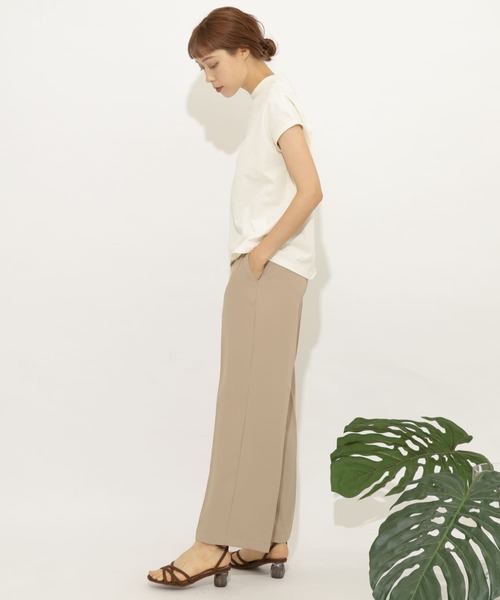 SENSE OF PLACE by URBAN RESEARCH(センスオブプレイスバイアーバンリサーチ)の「カラーワイドスラックス(その他パンツ・レディース・アイボリー/ラベンダー/ベージュ/ライトカーキ/ブラック・MEDIUM/LARGE/SMALL)」の13枚目の写真