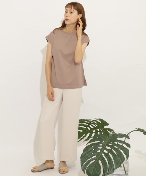SENSE OF PLACE by URBAN RESEARCH(センスオブプレイスバイアーバンリサーチ)の「カラーワイドスラックス(その他パンツ・レディース・アイボリー/ラベンダー/ベージュ/ライトカーキ/ブラック・MEDIUM/LARGE/SMALL)」の16枚目の写真