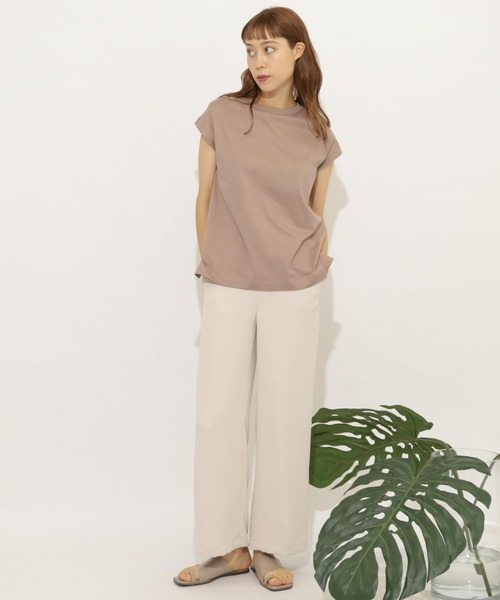 SENSE OF PLACE by URBAN RESEARCH(センスオブプレイスバイアーバンリサーチ)の「カラーワイドスラックス(その他パンツ・レディース・アイボリー/ラベンダー/ベージュ/ライトカーキ/ブラック・MEDIUM/LARGE/SMALL)」の17枚目の写真