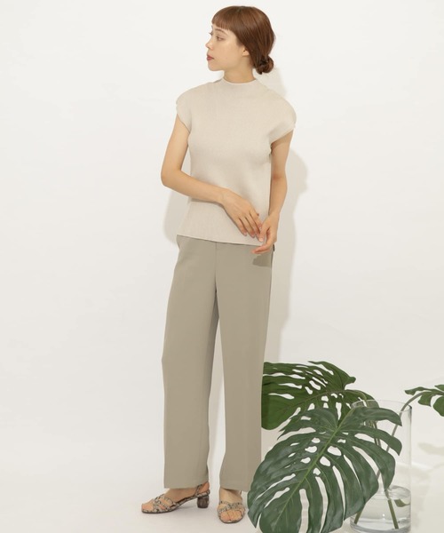 SENSE OF PLACE by URBAN RESEARCH(センスオブプレイスバイアーバンリサーチ)の「カラーワイドスラックス(その他パンツ・レディース・アイボリー/ラベンダー/ベージュ/ライトカーキ/ブラック・MEDIUM/LARGE/SMALL)」の21枚目の写真