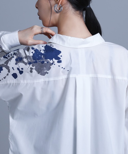 kOhAKU（コハク）の「『スプラッシュペイントシャツ』（シャツ