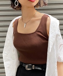 PAGEBOY | シームレススクエアタンク(タンクトップ)