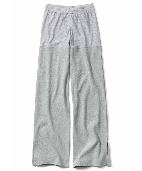 Live in comfort（リブインコンフォート）の「リブ　イン　コンフォート　ムレずに涼やか！こっそりメッシュのＵＶカットリブワイドパンツ（その他パンツ・レディース・ブラック/オートミール/杢グレー・1/2/4/3）」の11枚目の写真