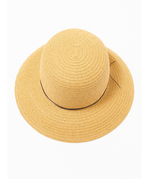 collex（コレックス）の「【紫外線対策】ペーパーつば広ハット（ハット・レディース・ベージュ/ブラウン・フリー）」の9枚目の写真