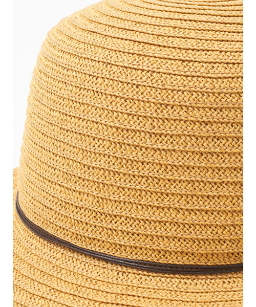 collex（コレックス）の「【紫外線対策】ペーパーつば広ハット（ハット・レディース・ベージュ/ブラウン・フリー）」の12枚目の写真
